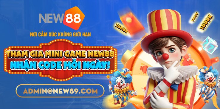 Tham gia mini game New88 nhận code mỗi ngày